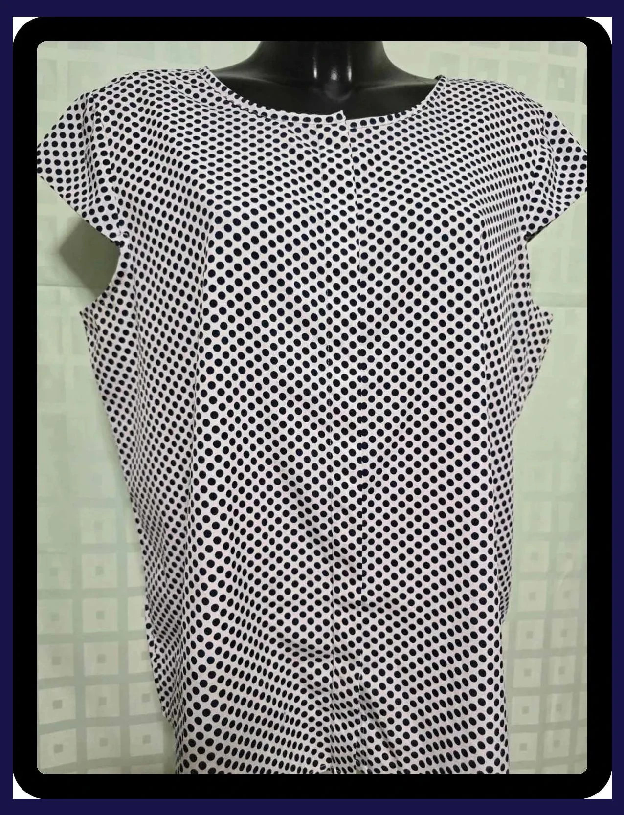 Polka Dot Sleeveless Blouse – Montego – taille XXXL / 46 / 18 2