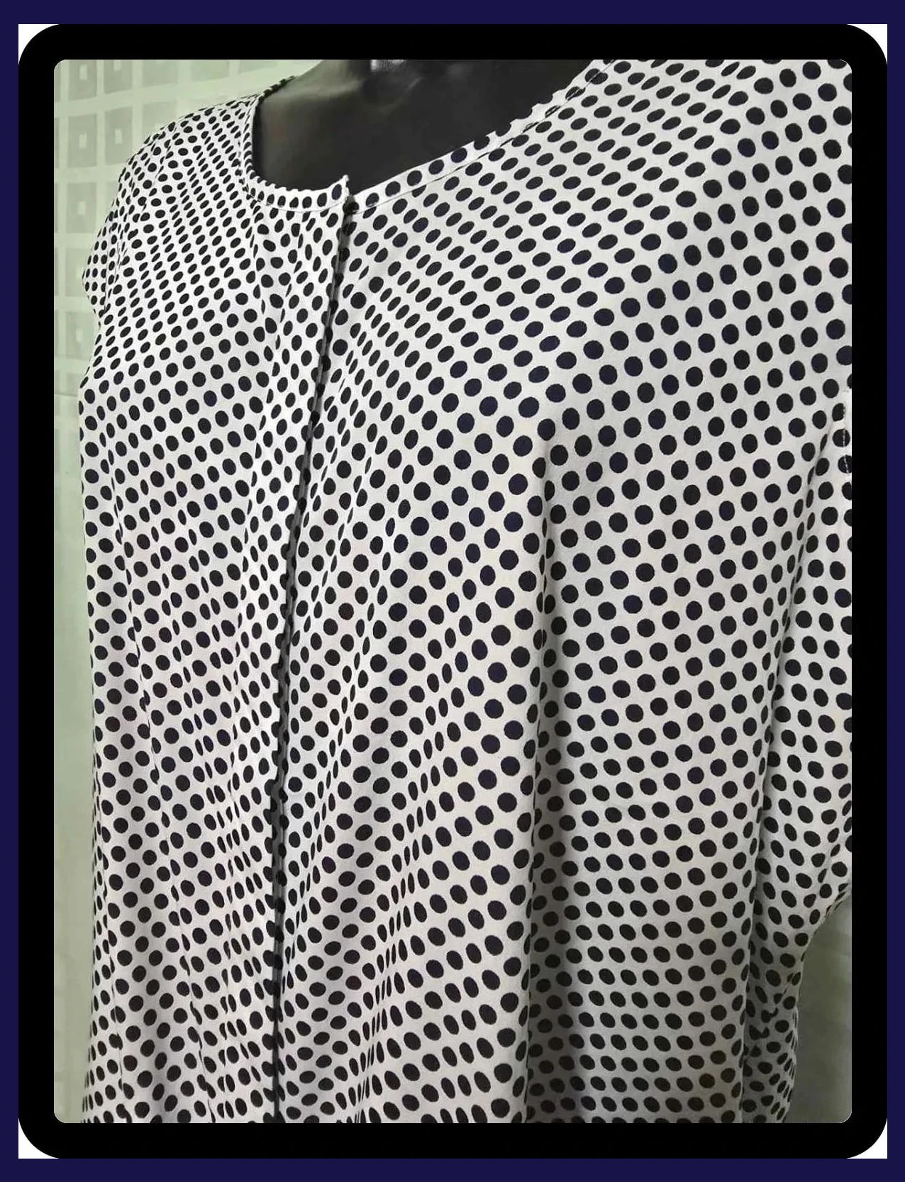Polka Dot Sleeveless Blouse – Montego – taille XXXL / 46 / 18 4