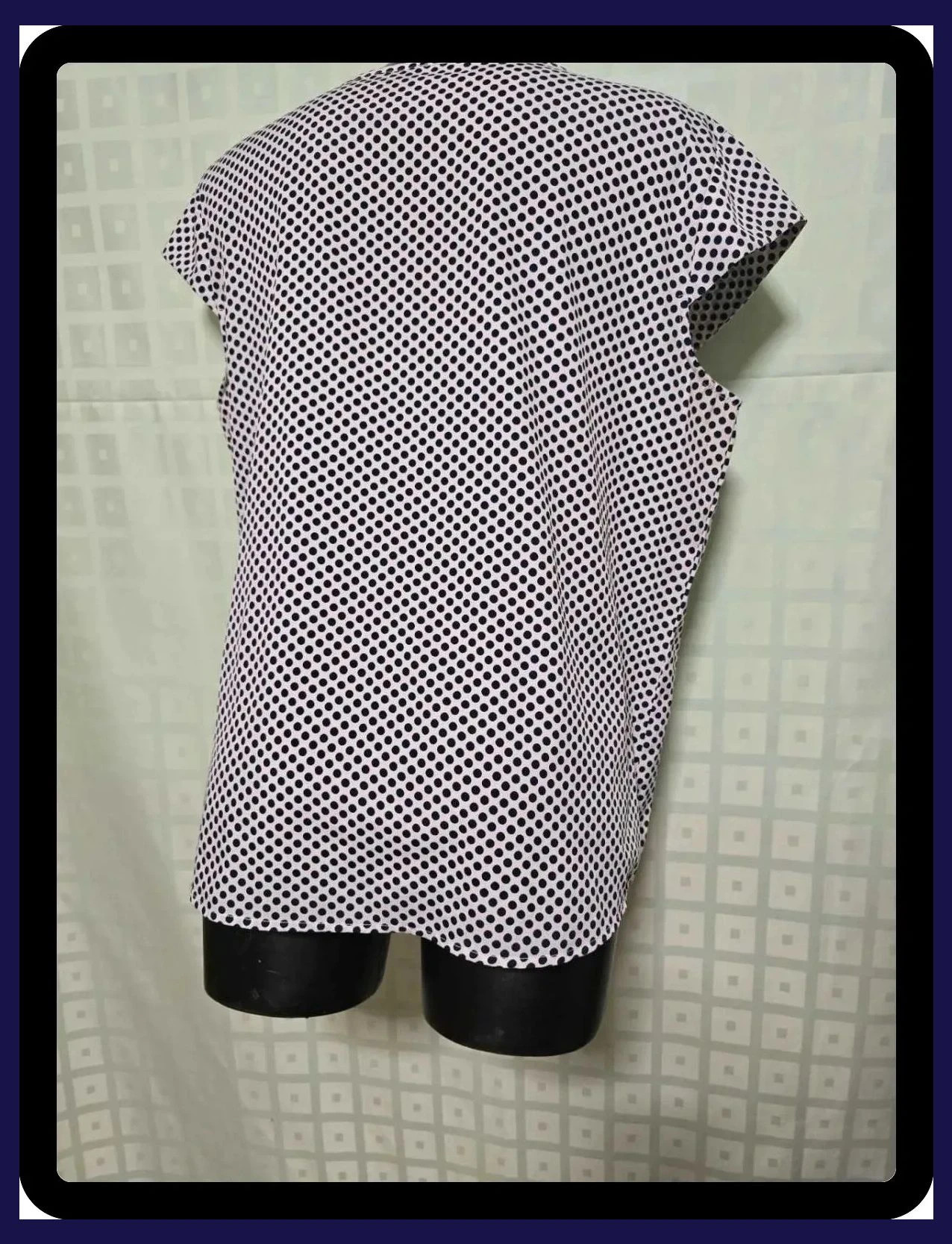 Polka Dot Sleeveless Blouse – Montego – taille XXXL / 46 / 18 5