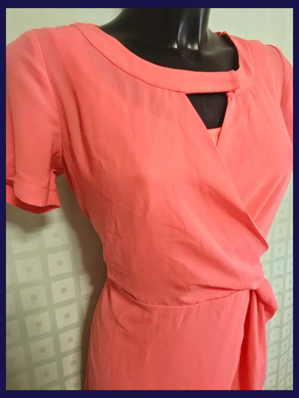 Short Sleeve Wrap Dress – Mamalicious – taille M / 38 / 10 3