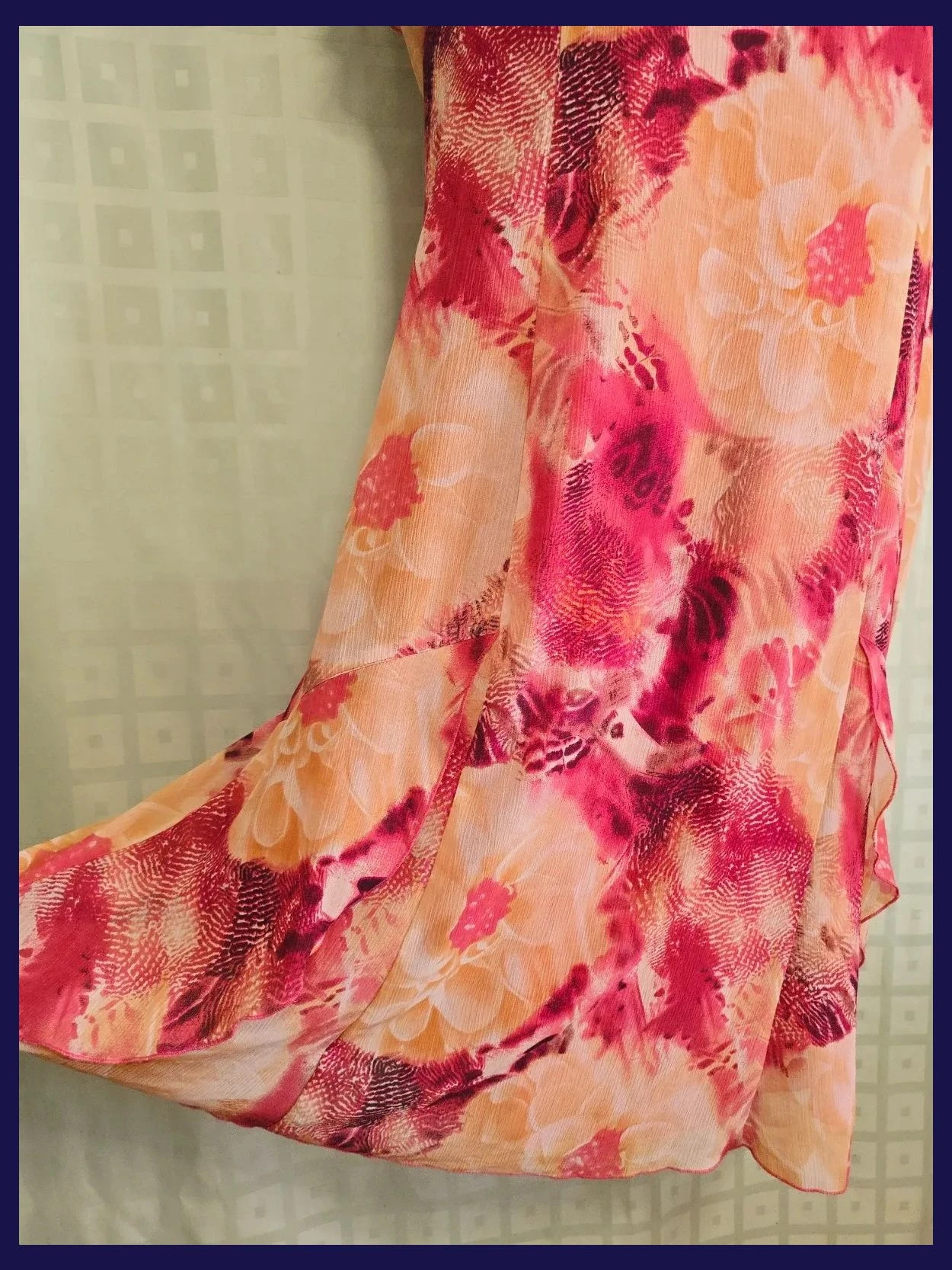 Floral Print Dress – Tiempo y Moda – taille 5XL / 50 / 22 4