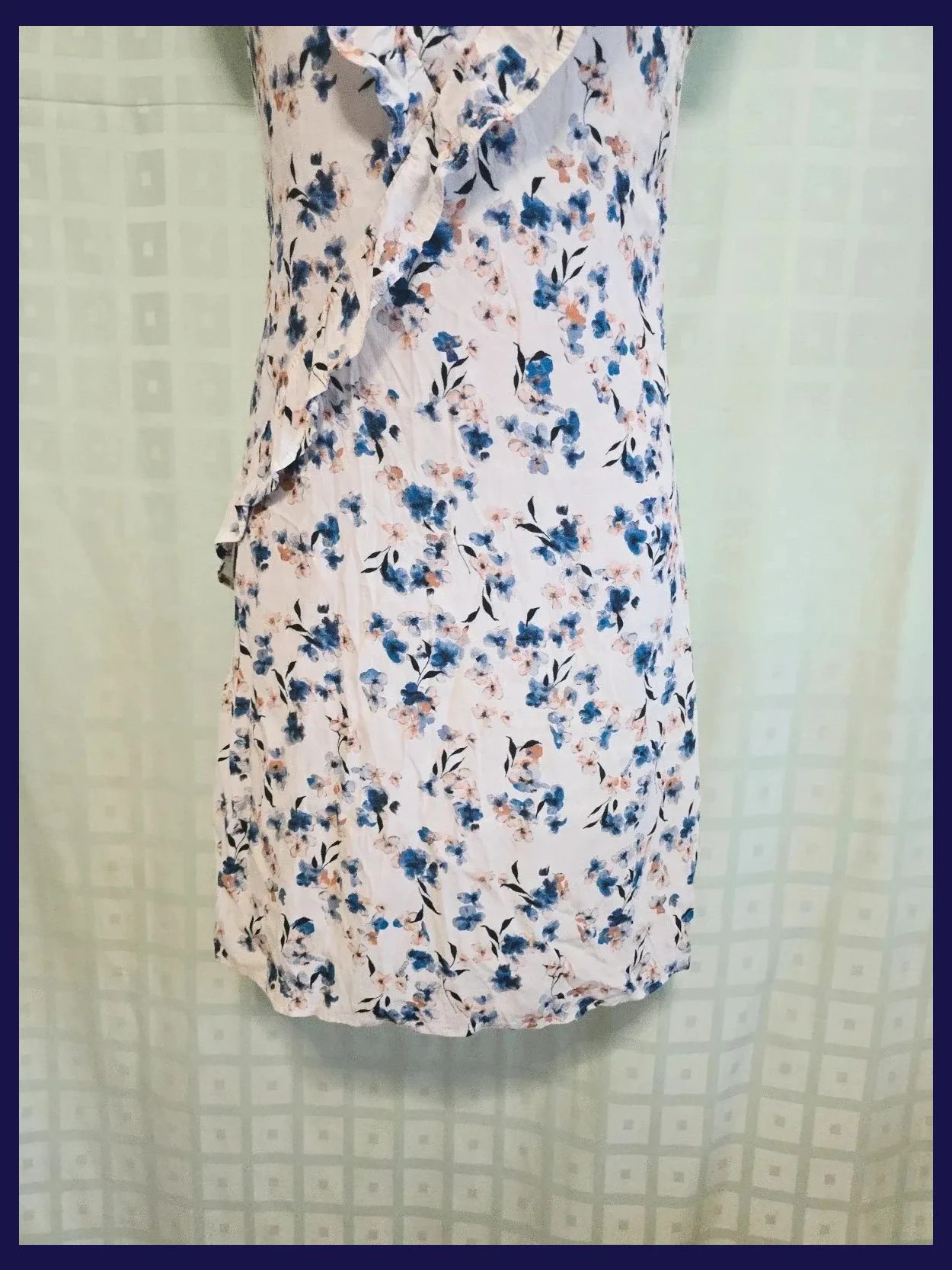 Floral Ruffle Front Dress 100 Viscose – Phase Eight – taille S / 36 / 8 3