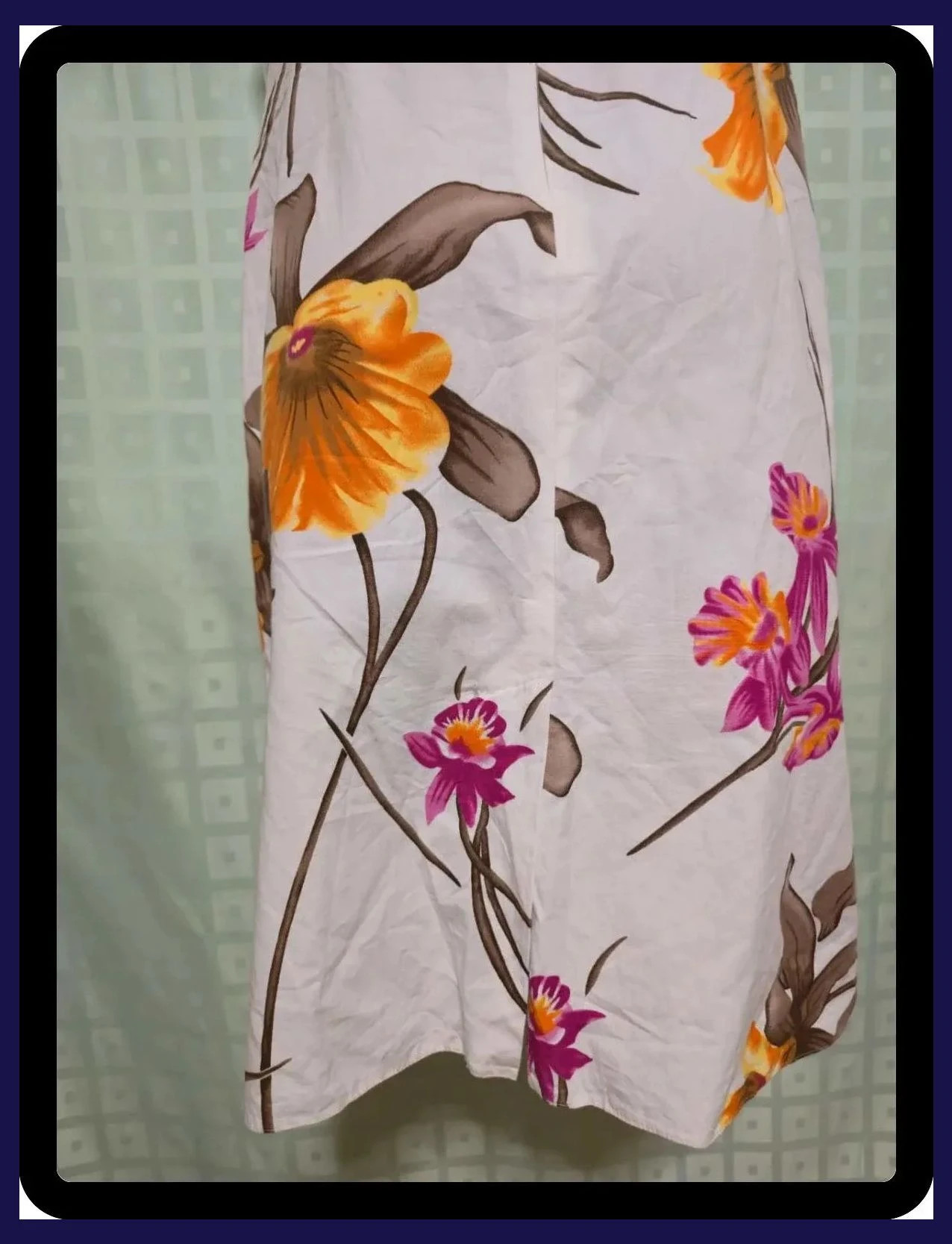 Tropical Hawaiian Style Floral Dress – Barisal – taille XXXL / 46 / 18 5