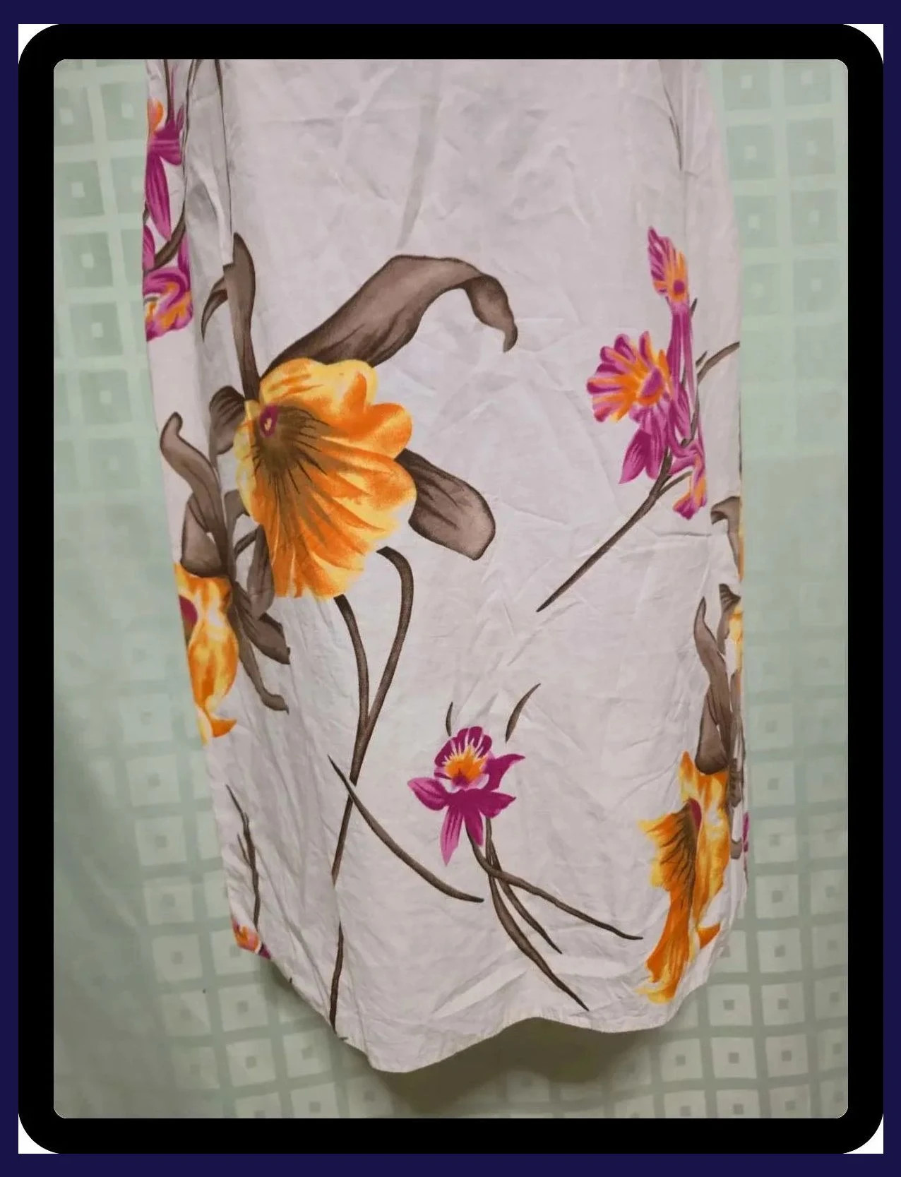 Tropical Hawaiian Style Floral Dress – Barisal – taille XXXL / 46 / 18 3