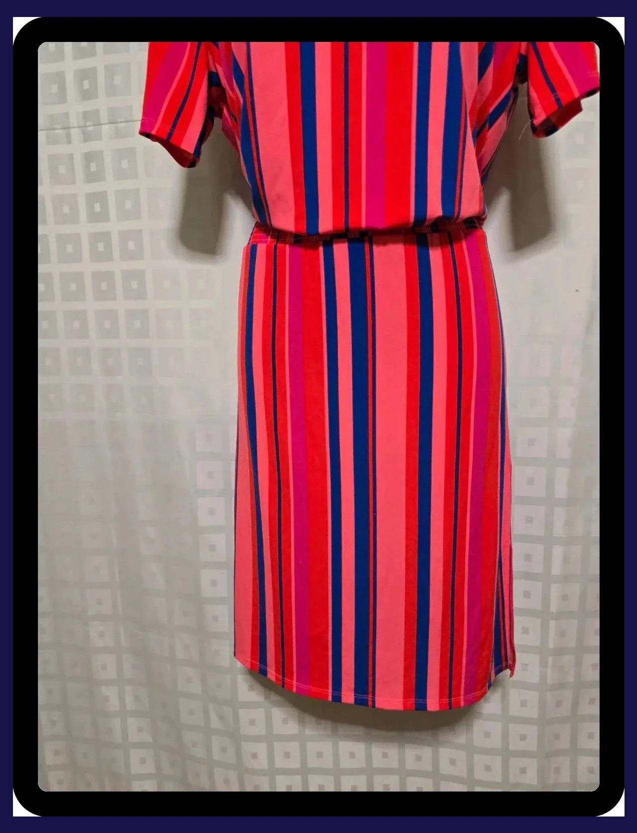 patterned summer dress – D&Co. – taille L / 40 / 12 3