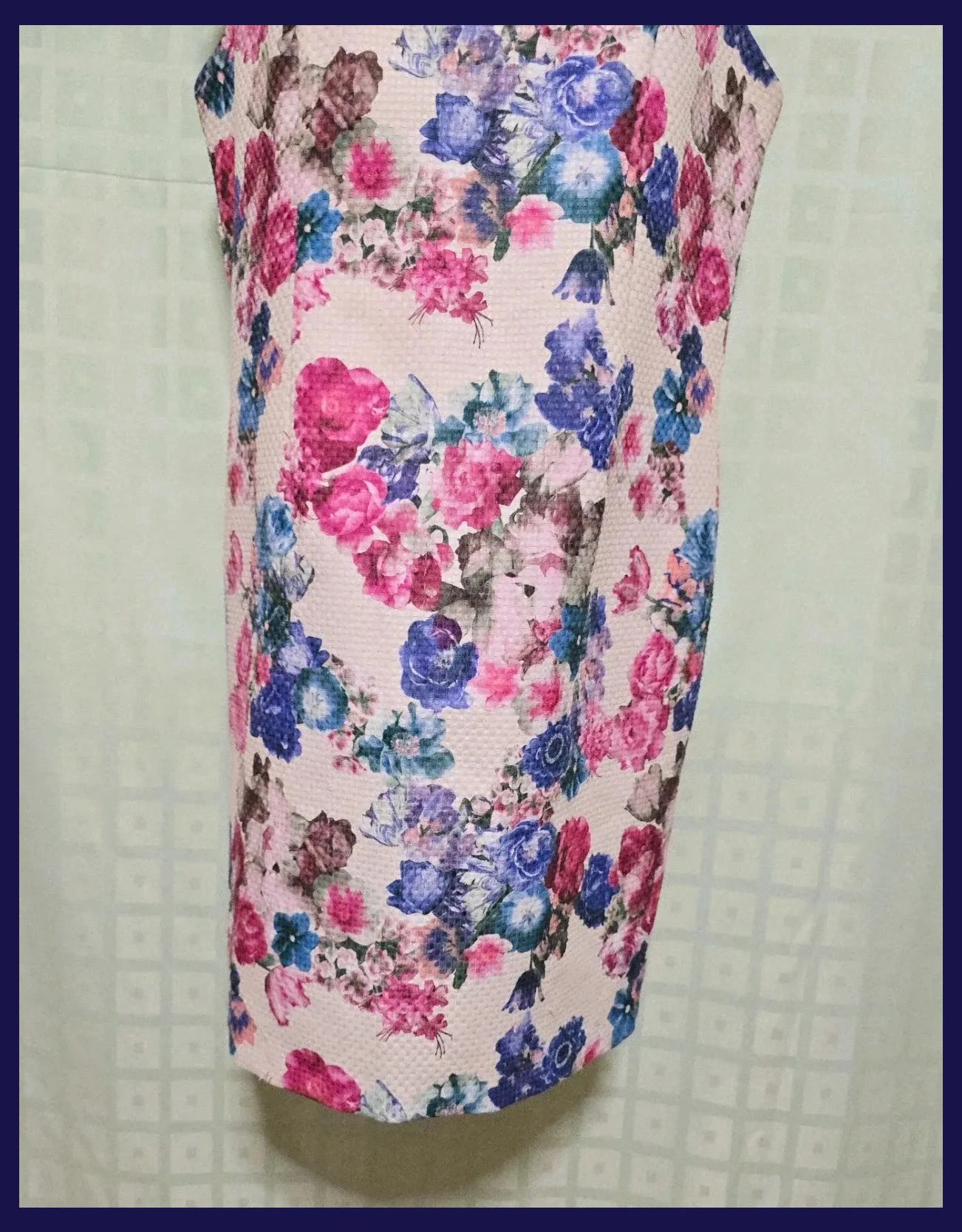 Pink and Purple Floral Sleeveless Shift Dress – CASTING – taille XXXL / 46 / 18 3