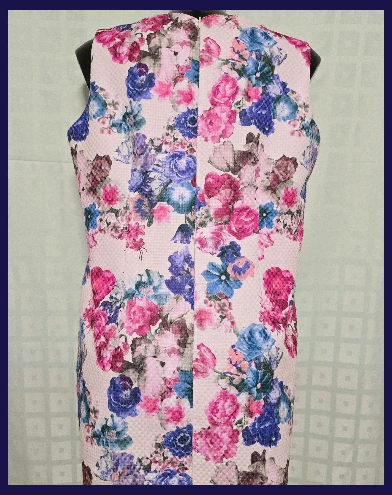 Pink and Purple Floral Sleeveless Shift Dress – CASTING – taille XXXL / 46 / 18 4