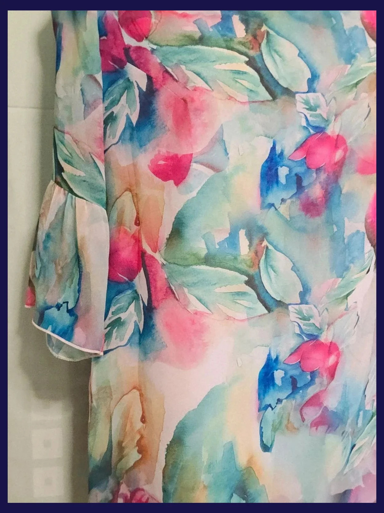 Colorful watercolor floral shift dress – Donarosa – taille XXXL / 46 / 18 4