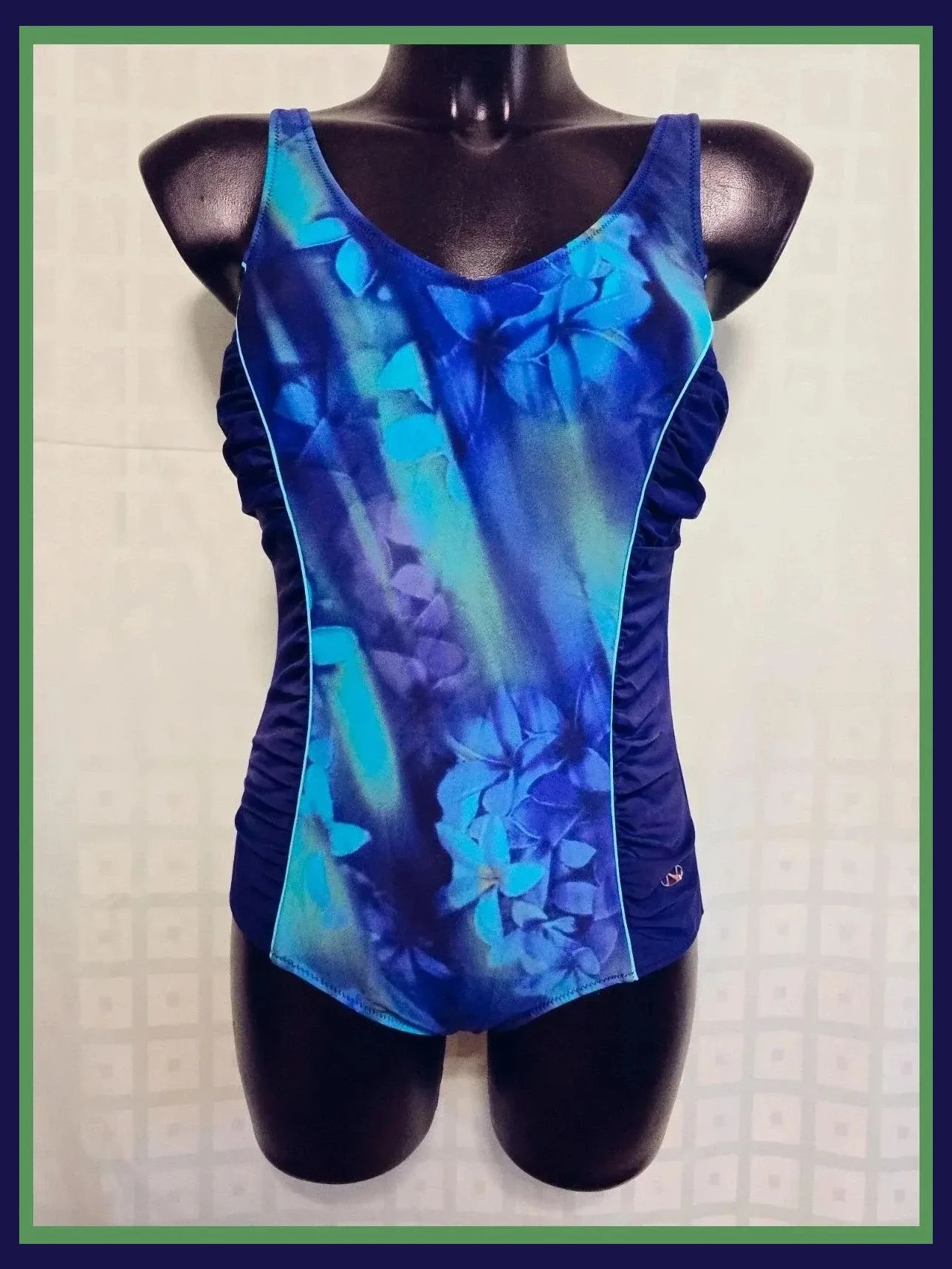 Floral Print Swimsuit – Vintage Dressing – taille XL / 42 / 14