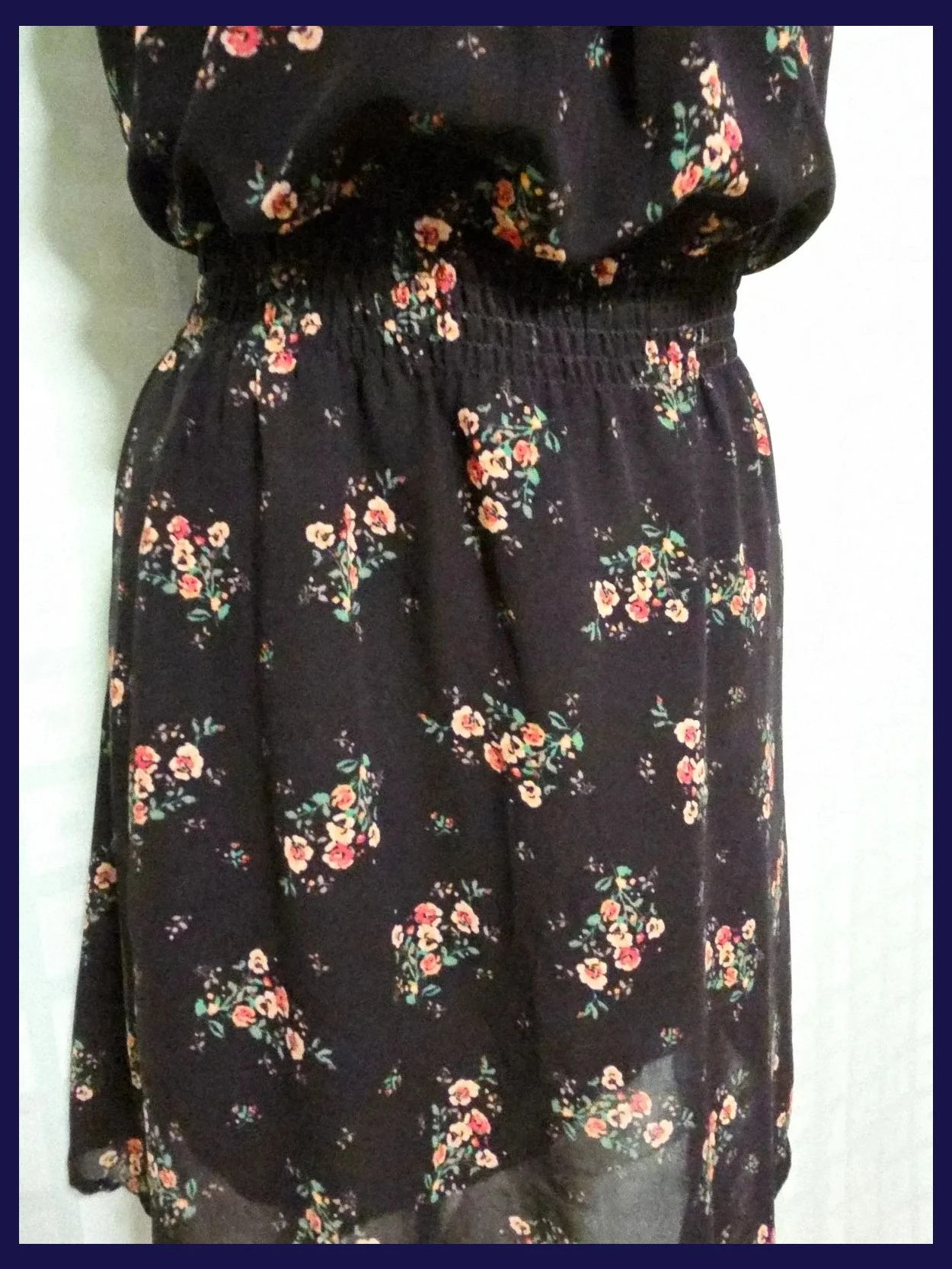 Guess Black Floral Mini Dress – GUESS – taille M / 38 / 10 5