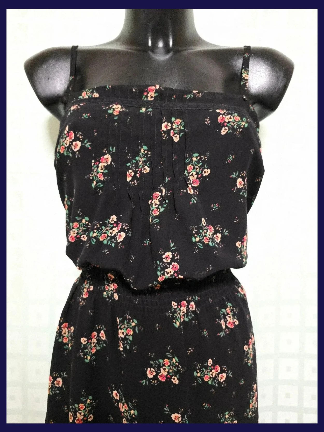 Guess Black Floral Mini Dress – GUESS – taille M / 38 / 10 2