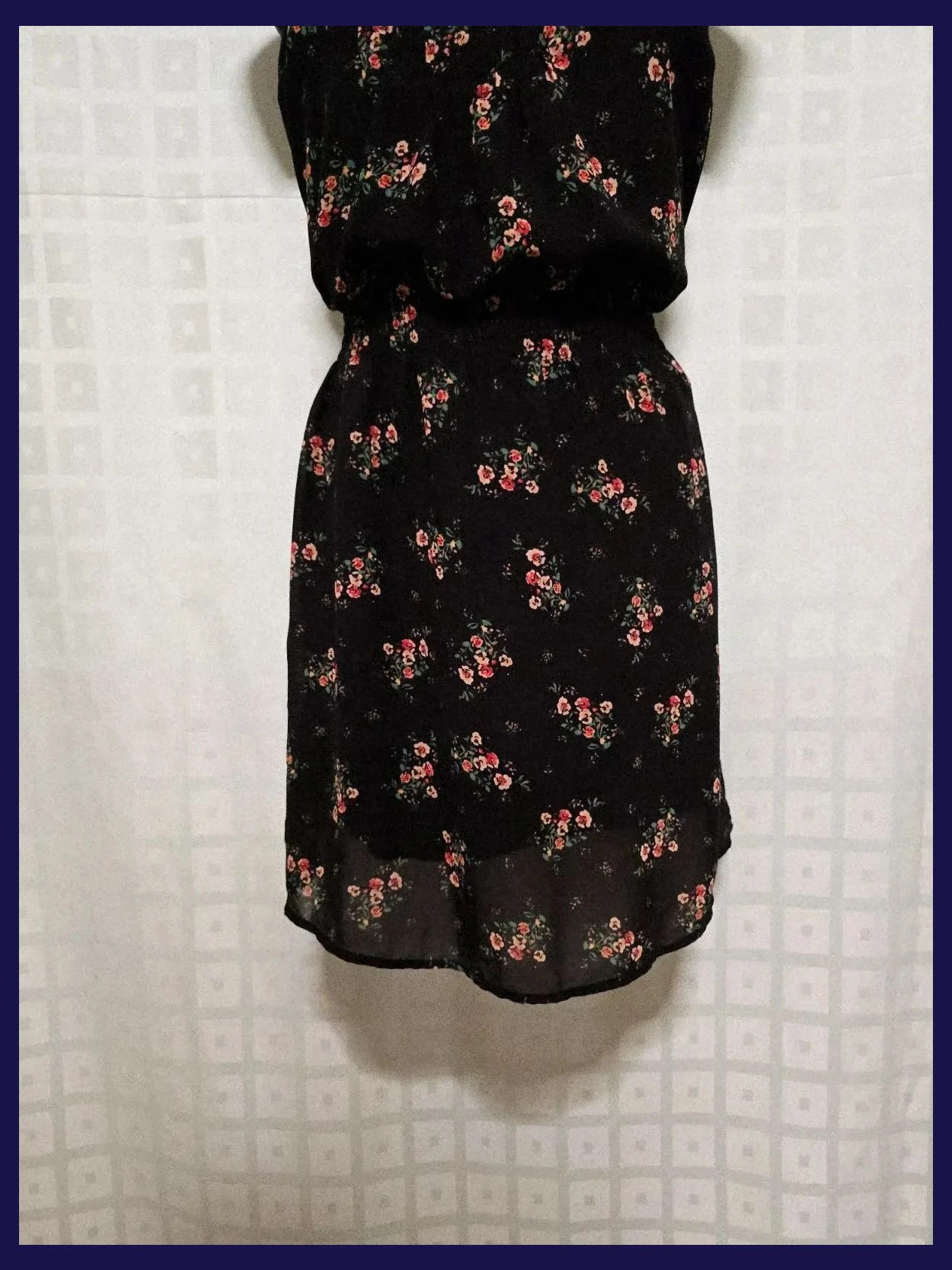 Guess Black Floral Mini Dress – GUESS – taille M / 38 / 10 4
