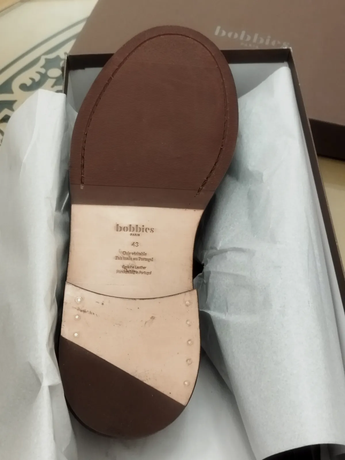Bobbies en cuir taille 43 – Bobbies – taille EU 43 5