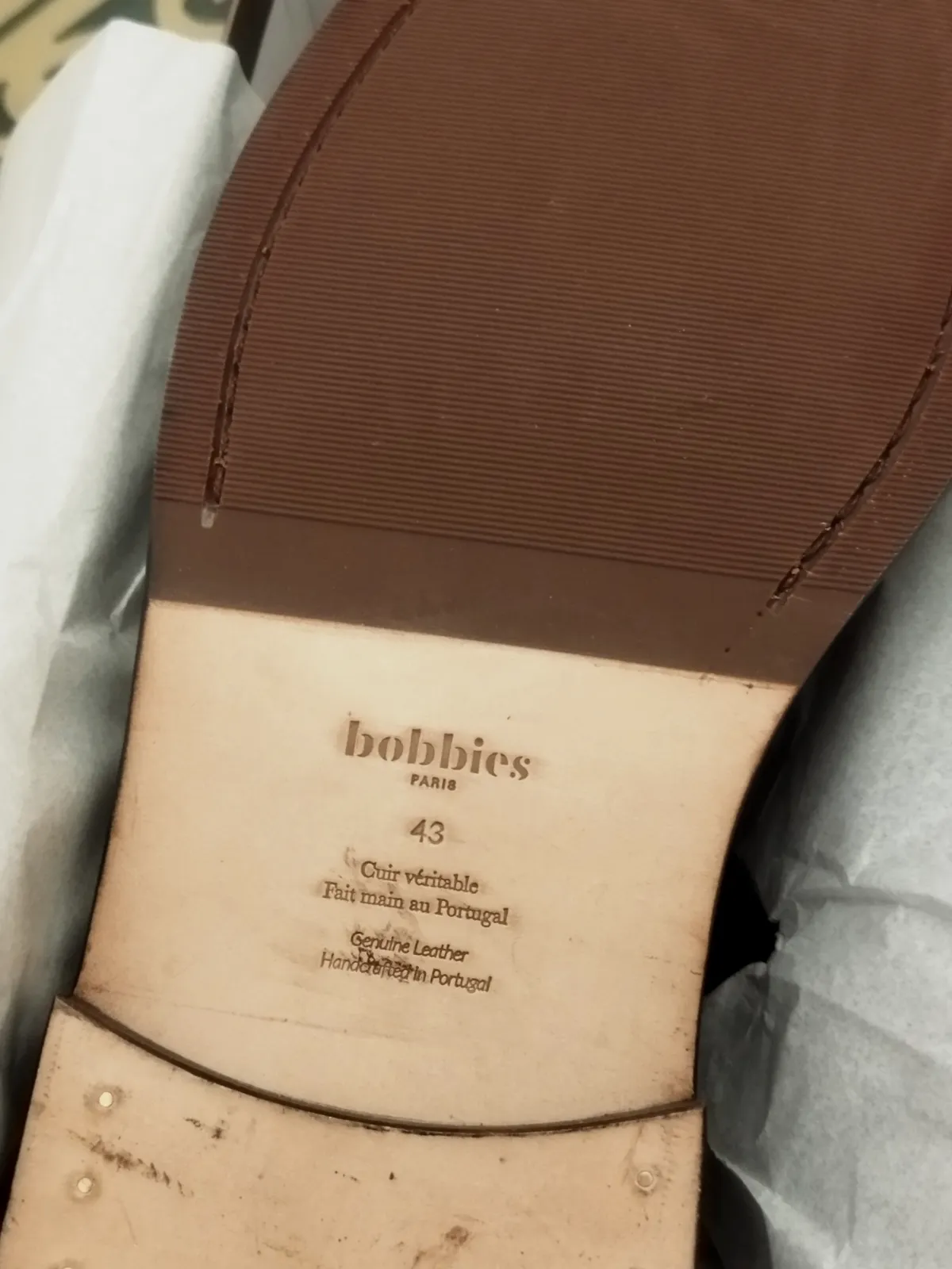 Bobbies en cuir taille 43 – Bobbies – taille EU 43 4