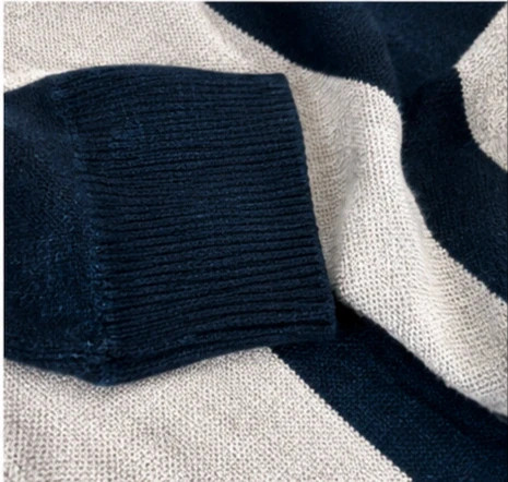 Pull Zara à Rayures Bleu Marine et Gris Col V – Taille M – Zara – taille M / 38 / 10 5