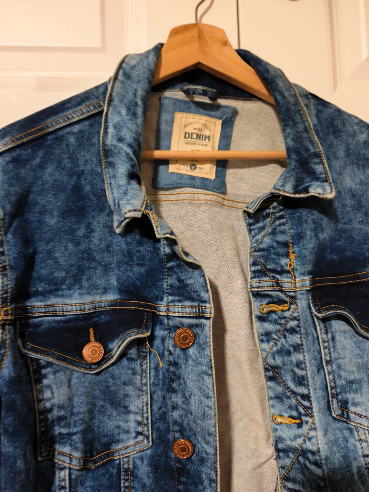 Cazadora Vaquera Green Coast Talla 50 - Lavado al Ácido / Acid Wash – Green Coast – taille 5XL / 50 / 22 2