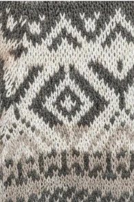 Poncho en maille bohème ethnique gris – Taille unique – Made in Italy – taille Taille unique 3