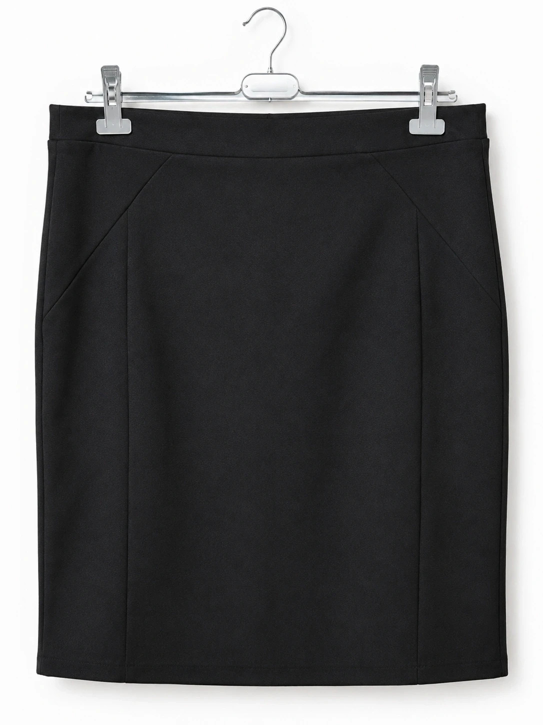 Falda ANTEA negra talla 46 de corte recto, fabricada en Italia – Antea – taille XXXL / 46 / 18 2