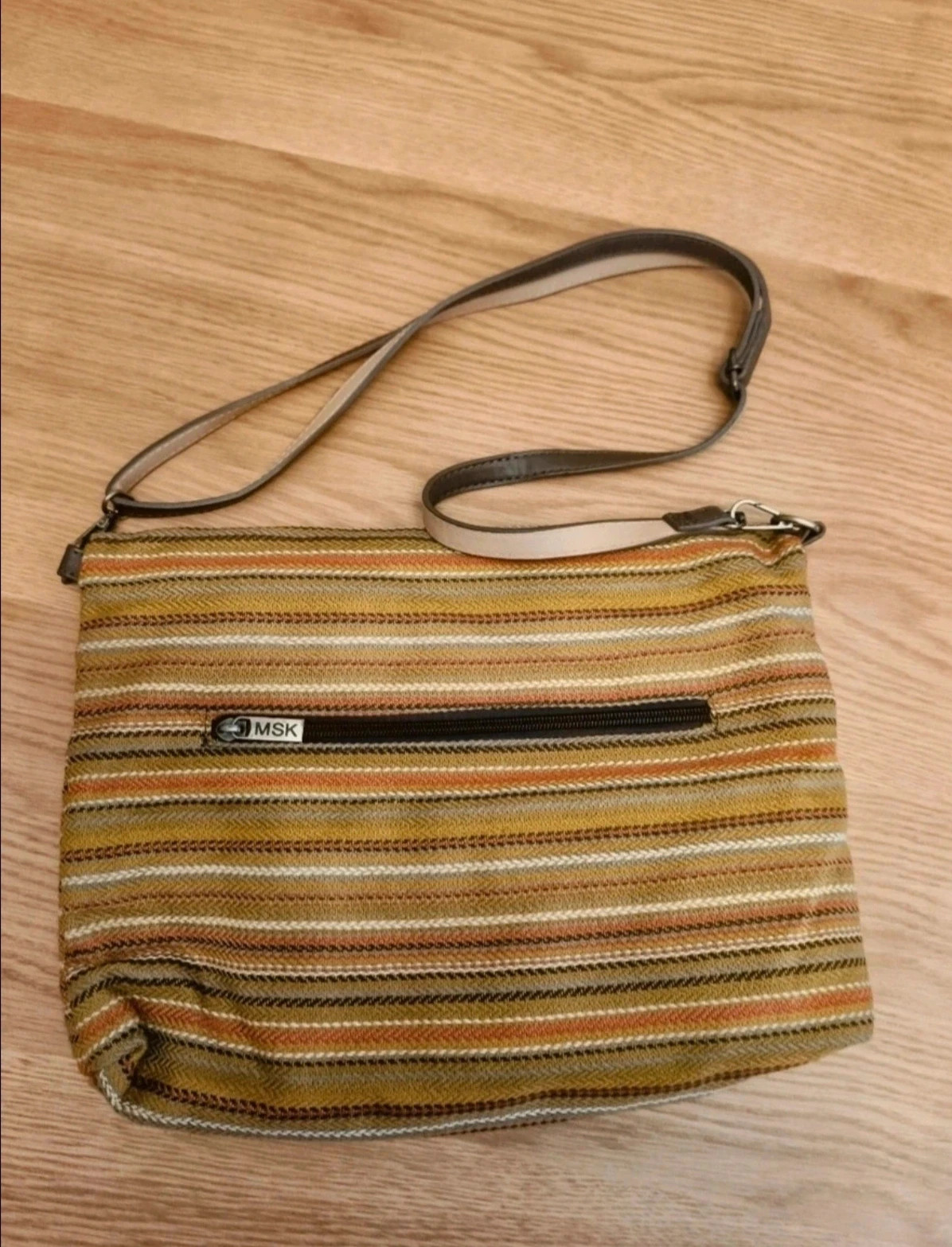 Bolso Bandolera Misako Plegable Textil Étnico Rayas / Crossbody Bag – misako 3