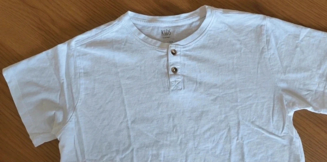 Camiseta Henley blanca KIDS El Corte Inglés 164 cm | básica – Kids – taille 14 ans / 164 cm 2