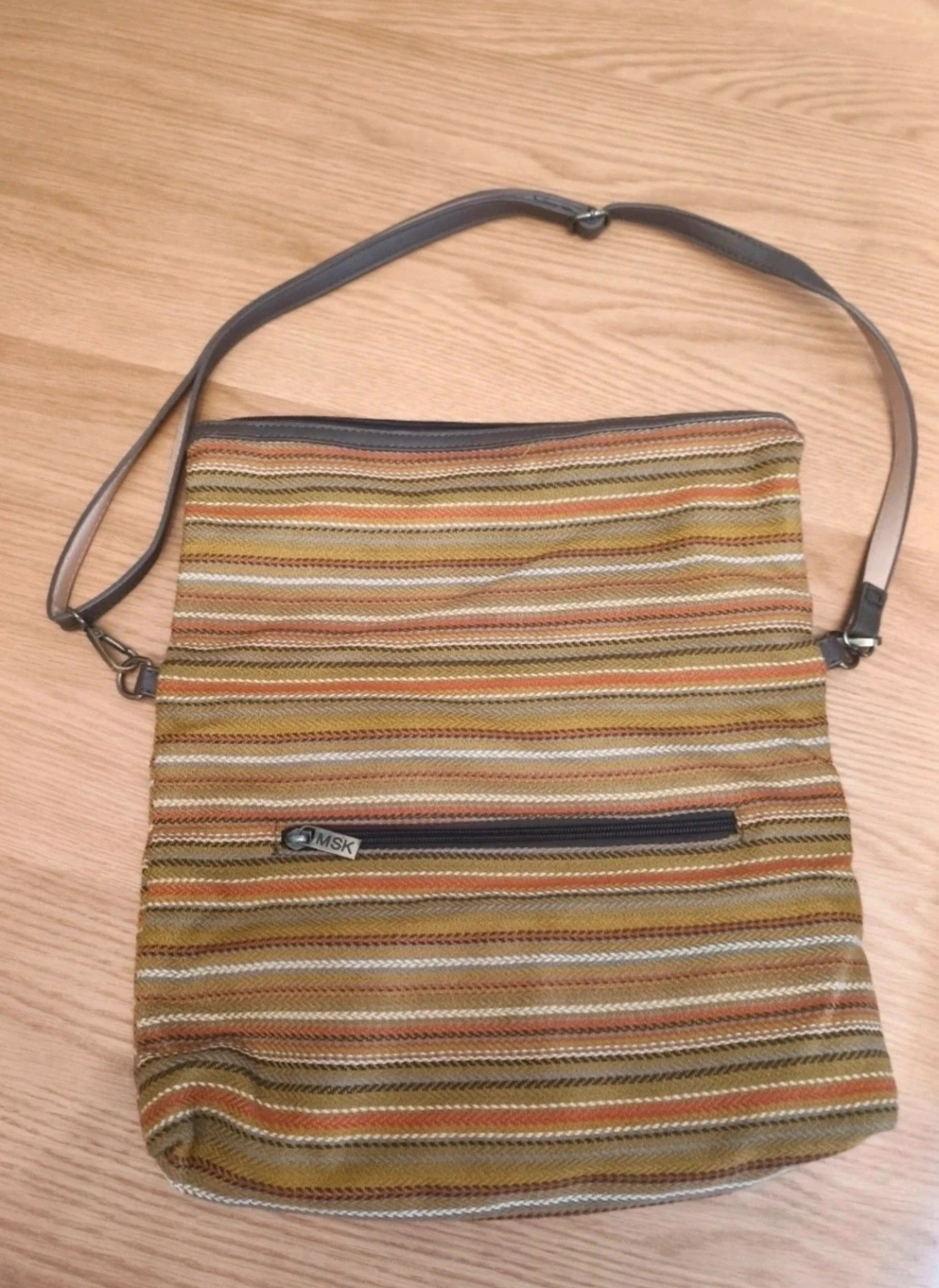Bolso Bandolera Misako Plegable Textil Étnico Rayas / Crossbody Bag – misako 4