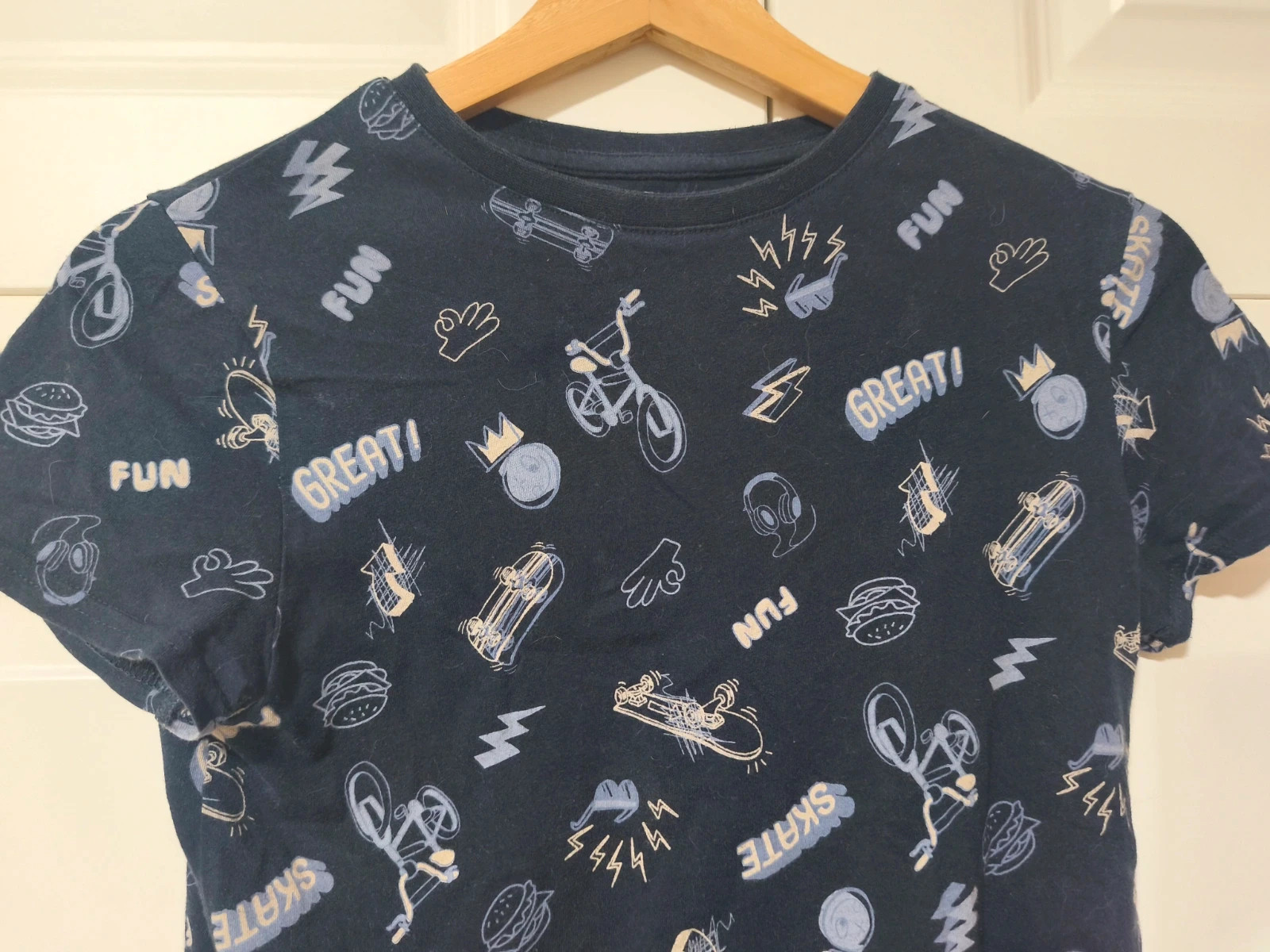 Camiseta Azul Marino Kiabi 12A / Skate BMX Urban Streetwear Aesthetic – Kiabi – taille 12 ans / 152 cm 2