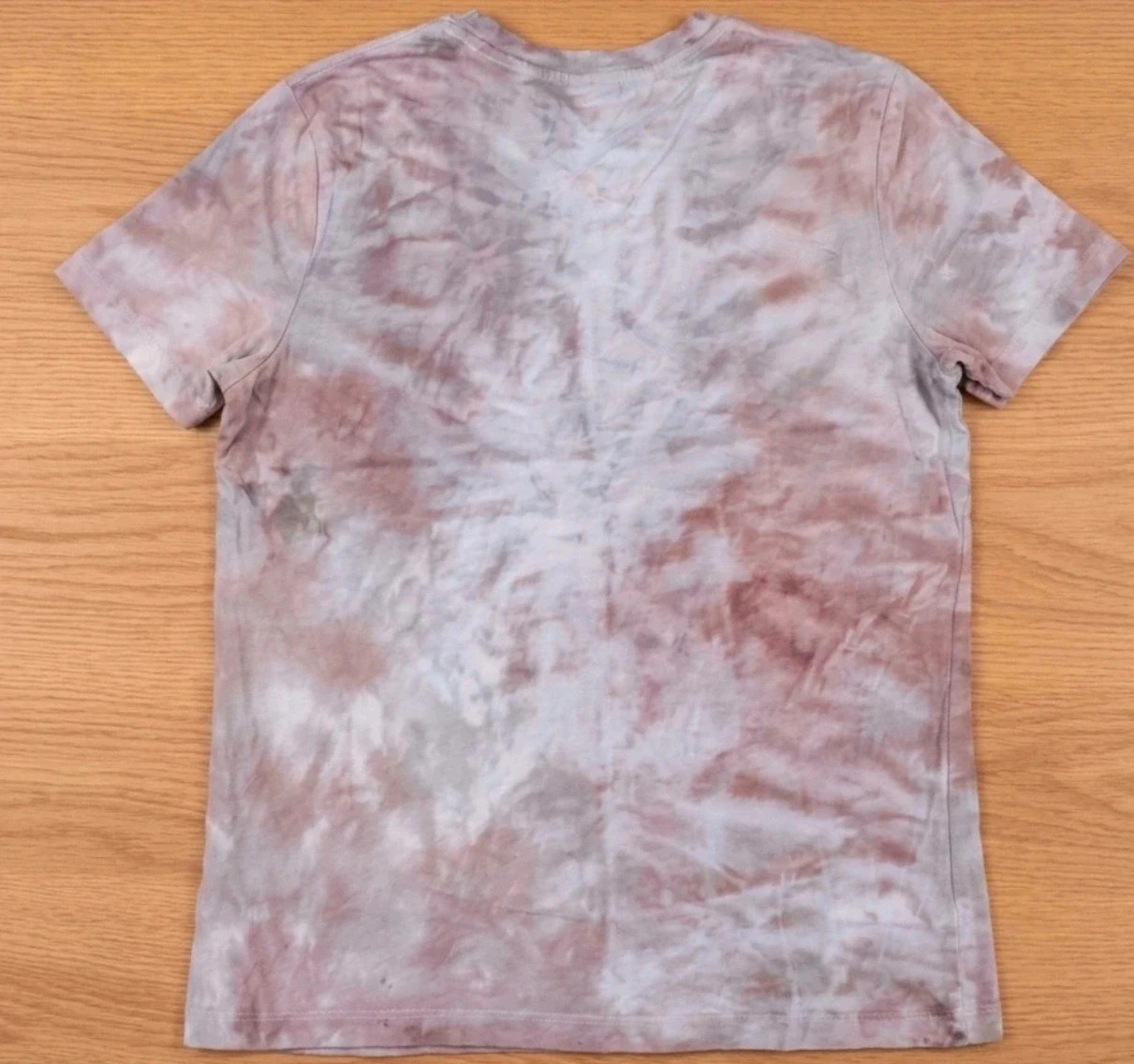 Camiseta Tie Dye Rosa Gris Blanca Unisex Streetwear Y2K Oversize Casual – Lefties – taille XS 2