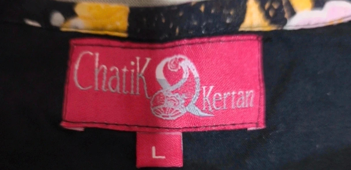 Vestido Chatik & Kertan L Negro Boho Chic Bordado Flores Lentejuelas Ethnic – Chatik & Kertan – taille L / 40 / 12 4