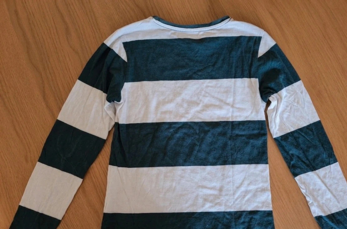 Camiseta Kiabi Rayas Verde y Blanco Niño Talla 12A / 152cm 🌟 – Kiabi – taille 12 ans / 152 cm 3