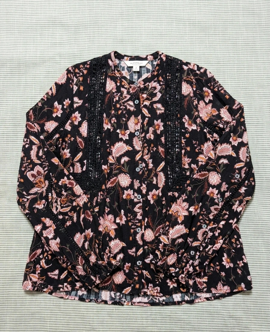 Blusa Boho Chic Flores Stradivarius Romántica M – Stradivarius – taille S / 36 / 8 4