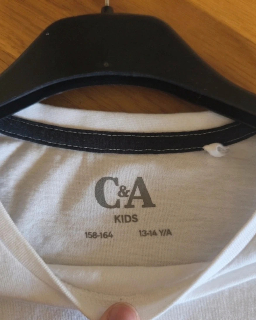 Camiseta Streetwear Aesthetic Blanco/Mármol 🛹 Drop Exclusivo – C&A – taille 13 ans / 158 cm 4