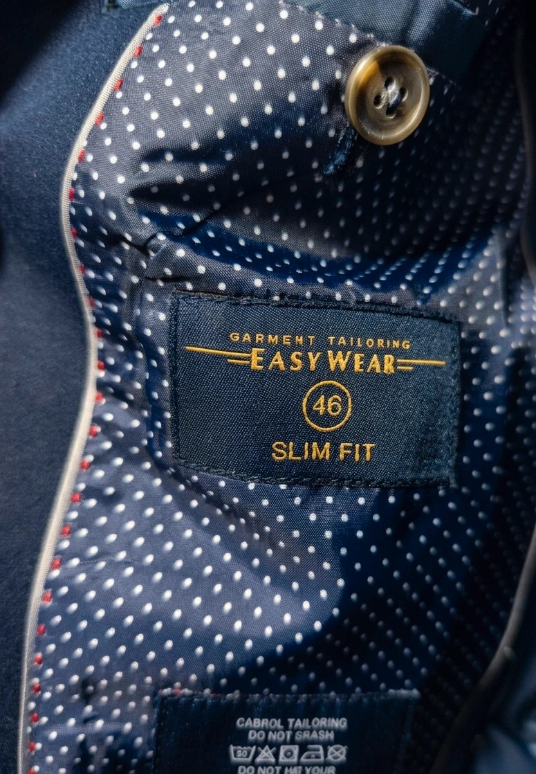 Americana Azul Marino Slim Fit - Blazer Elegante / Estilo Old Money – Easy Wear – taille XS 3