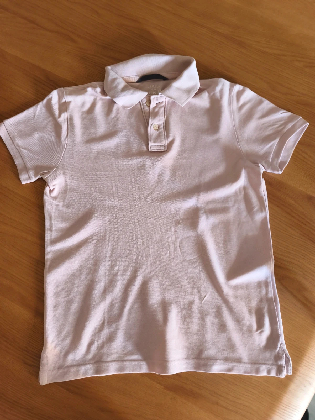 Polo rosa pastel estilo Old Money / Preppy – H&M – taille 9 ans / 134 cm