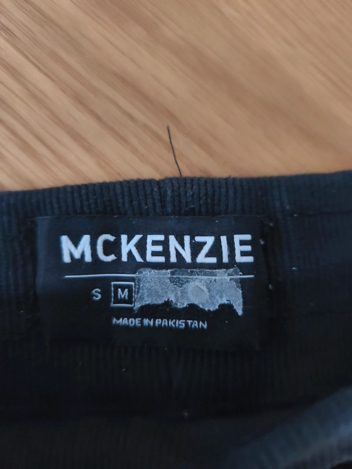 Pantalón Corto McKenzie Negro Fleece | Short Deportivo Hombre Básicos Streetwear Gym – McKenzie – taille M 3