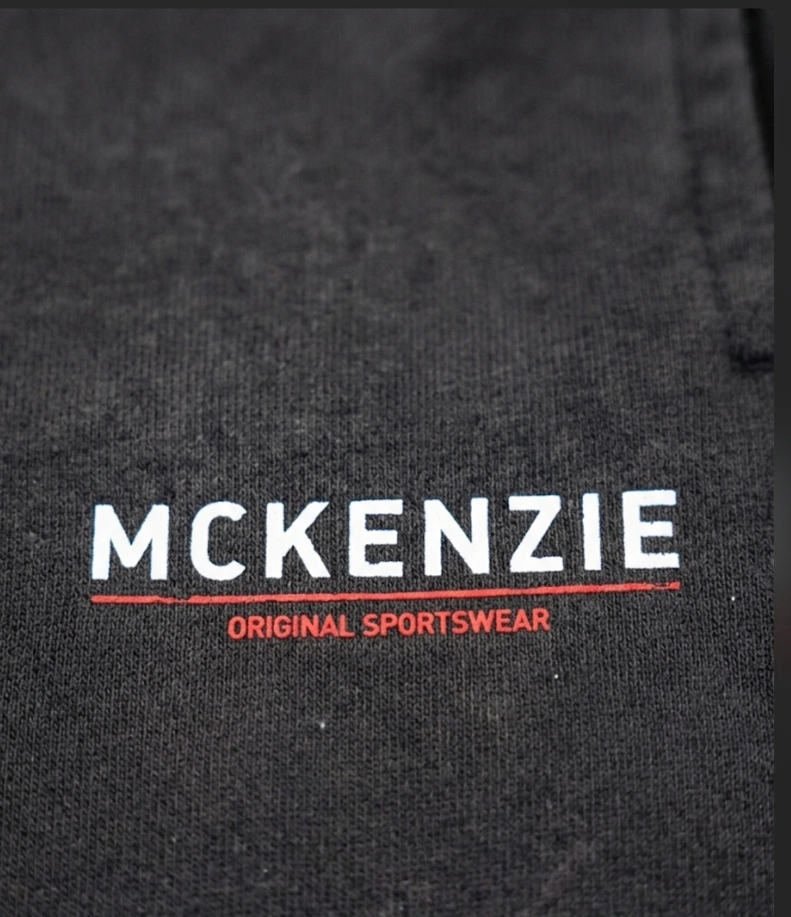 Pantalón Corto McKenzie Negro Fleece | Short Deportivo Hombre Básicos Streetwear Gym – McKenzie – taille M 5