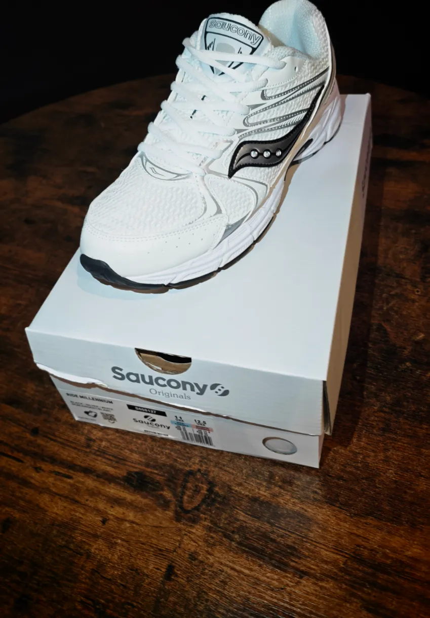 Sneakers Saucony Ride Millennium blanches – Saucony – taille EU 40 2