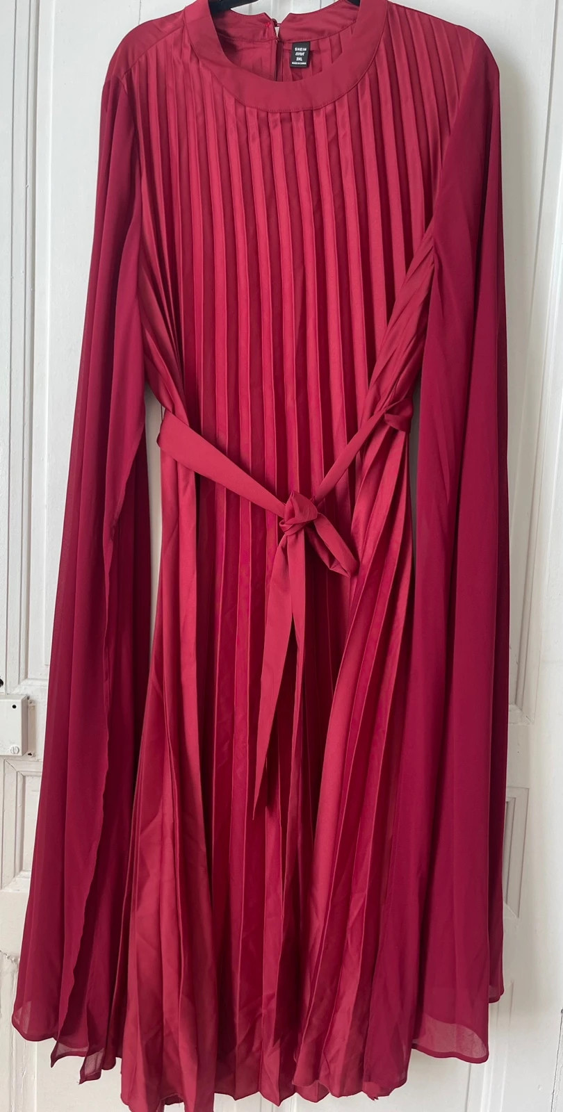 Robe plissée manche ouverte – Shein – taille XXXL / 46 / 18 2