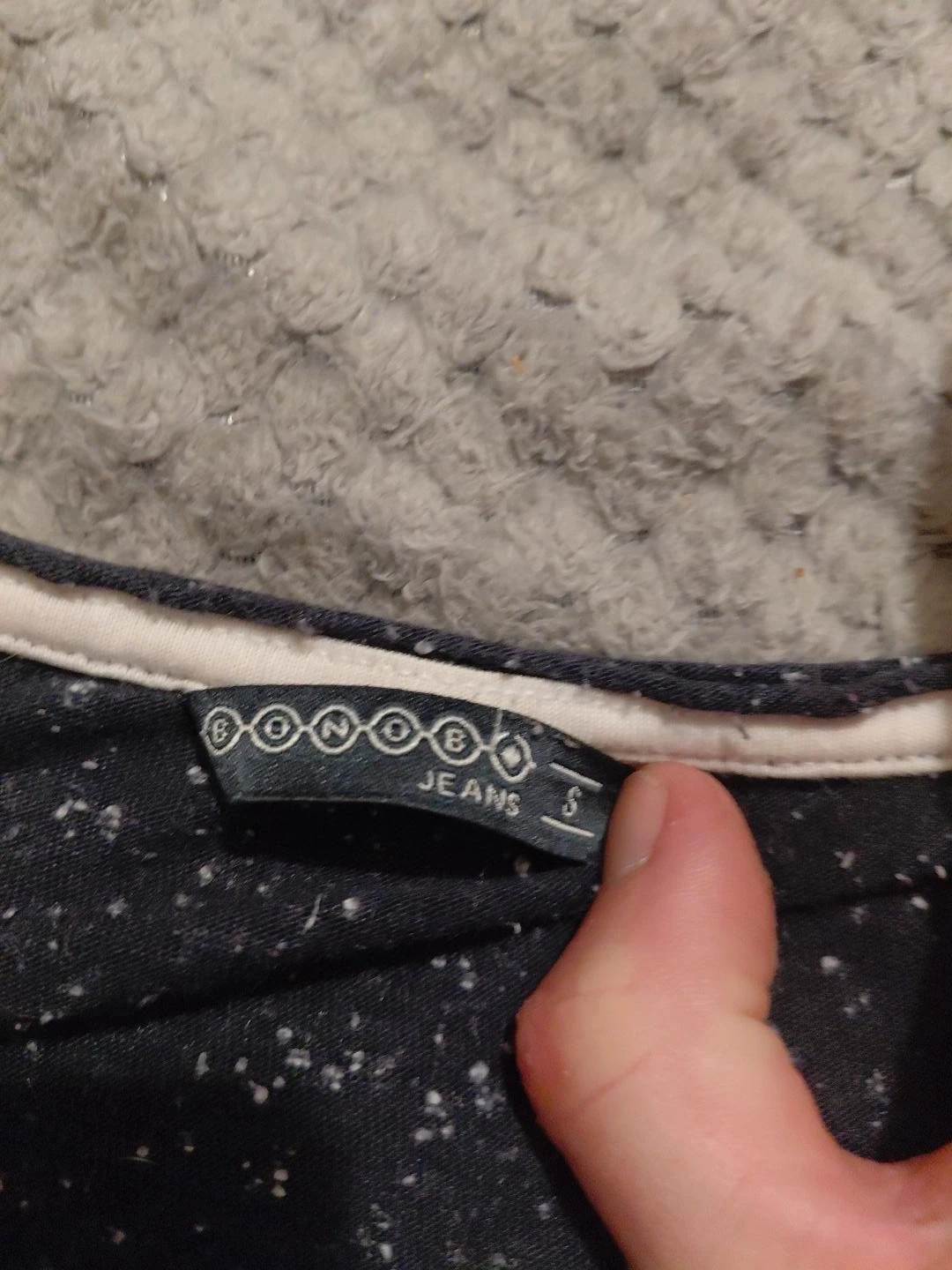 Débardeur femme Bonobo noir chiné à boutons – Taille S – Bonobo – taille S / 36 / 8 2