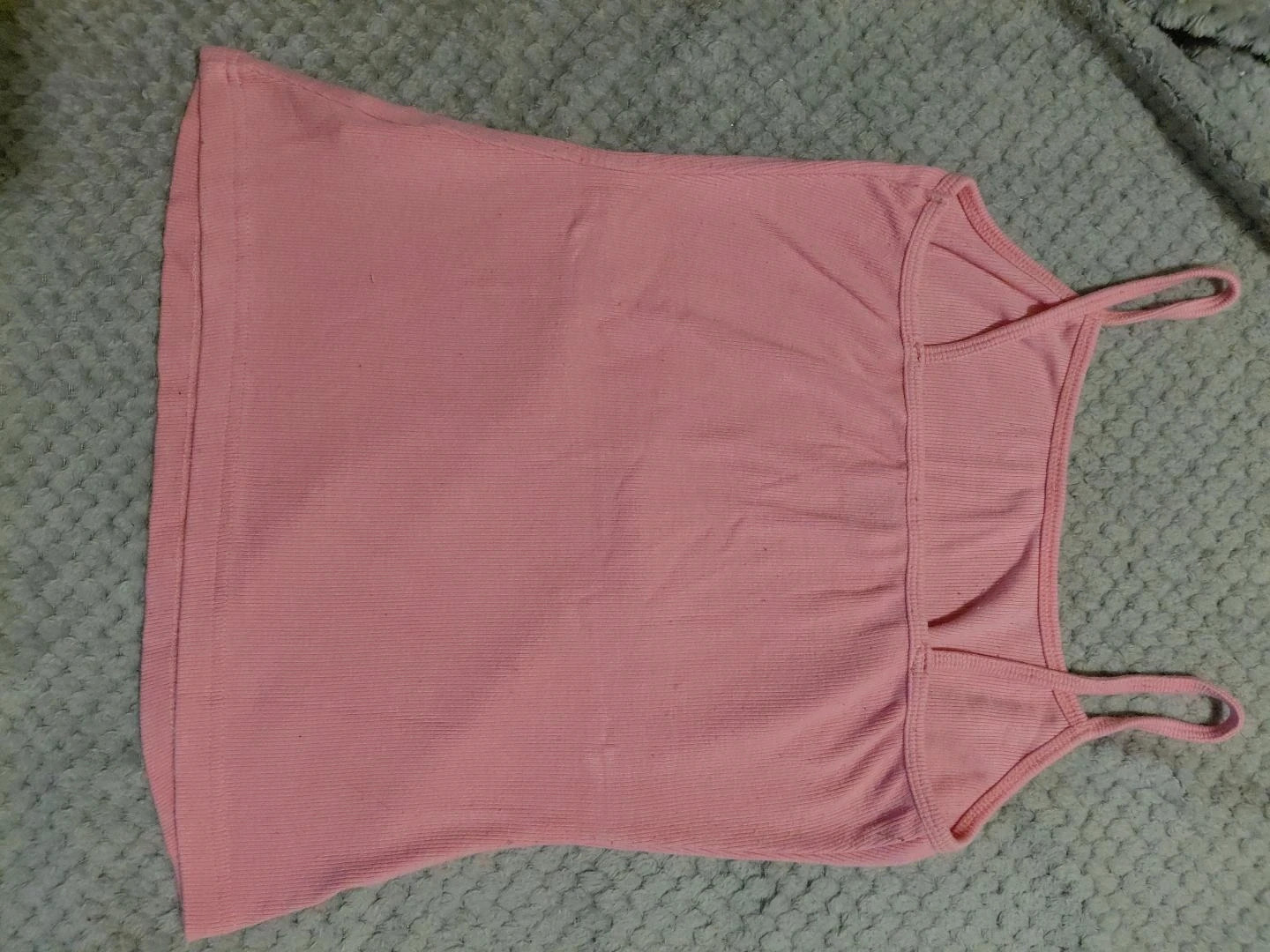 Débardeur rose côtelé à fines bretelles – Shein – taille XS / 34 / 6 3
