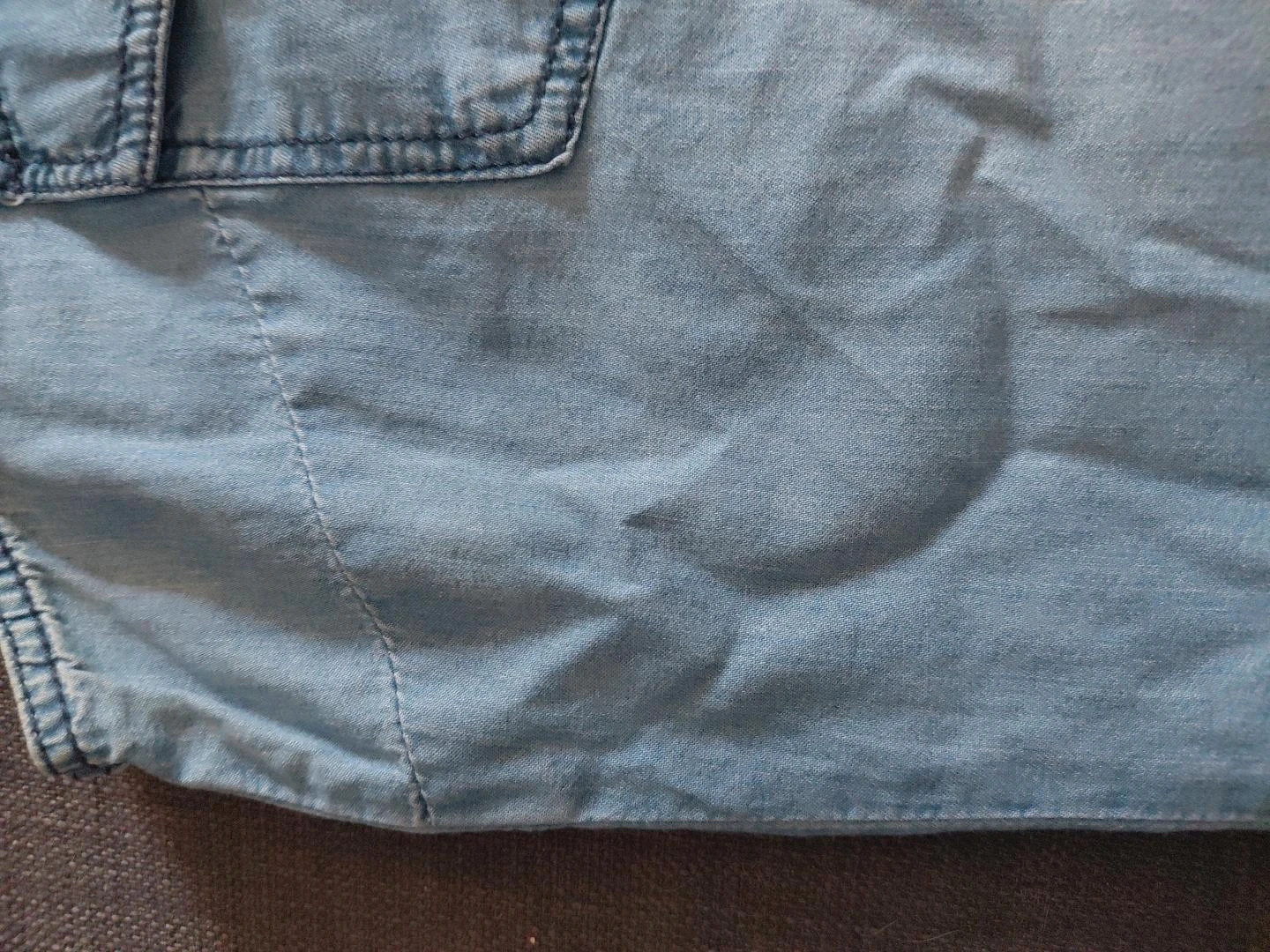 Chemise sans manches en jean bleu clair – Style décontracté – Pimkie – taille M / 38 / 10 4
