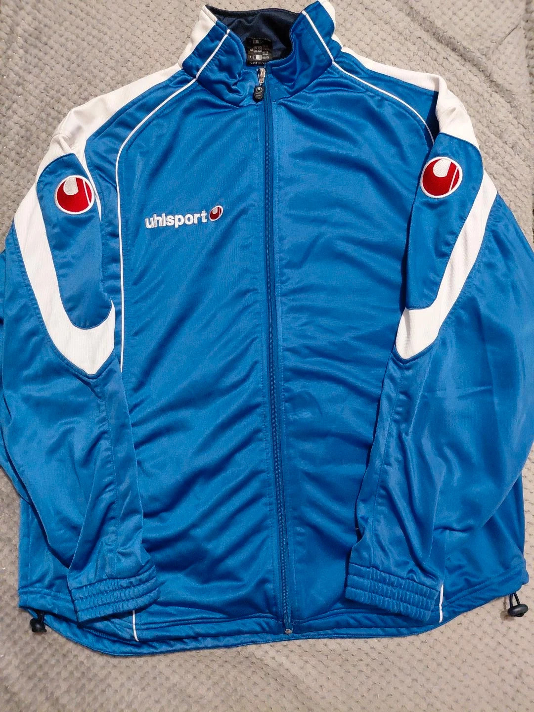 Veste de survêtement homme Uhlsport bleue et blanche – Uhlsport – taille M 2