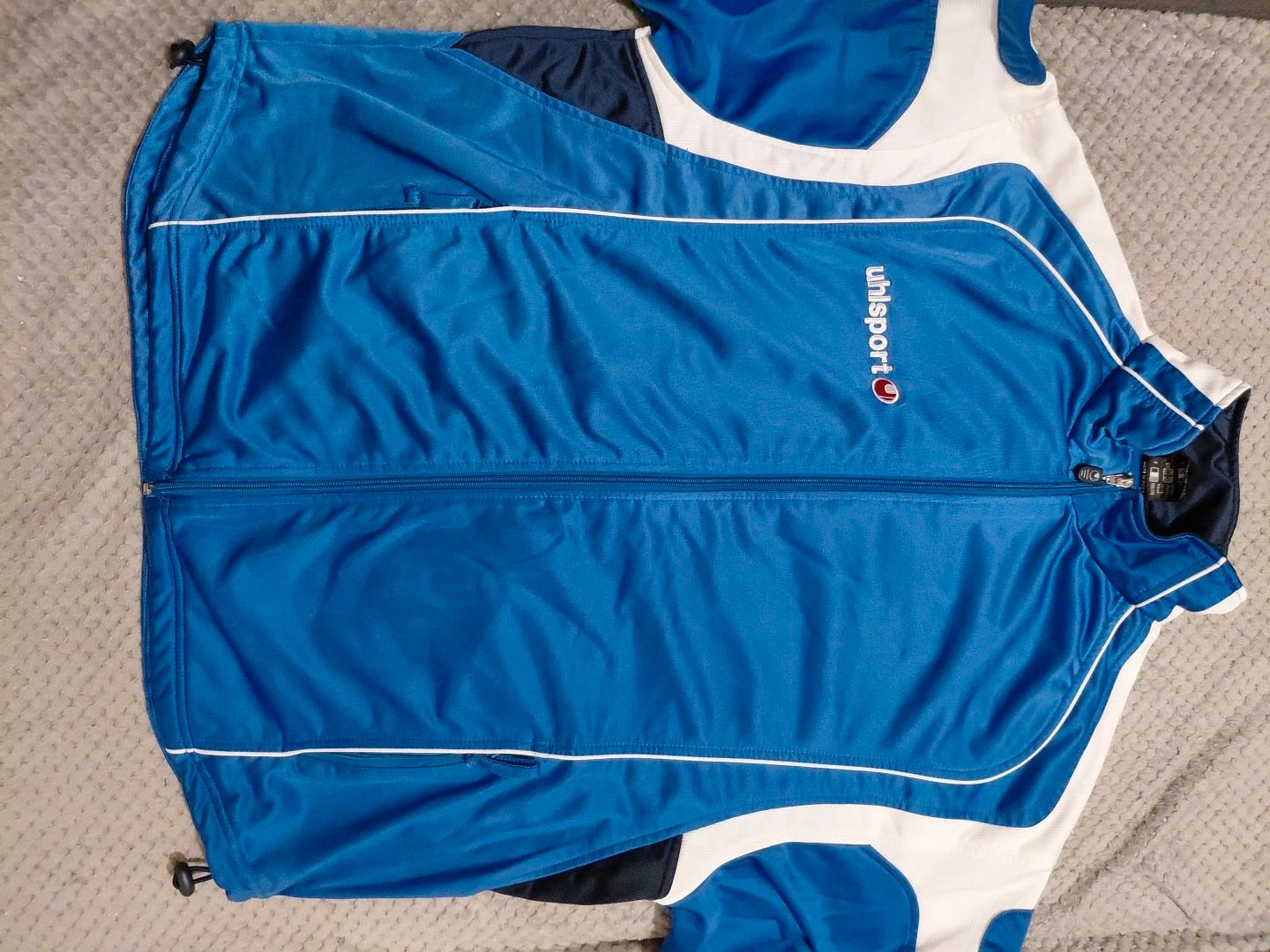 Veste de survêtement homme Uhlsport bleue et blanche – Uhlsport – taille M 3