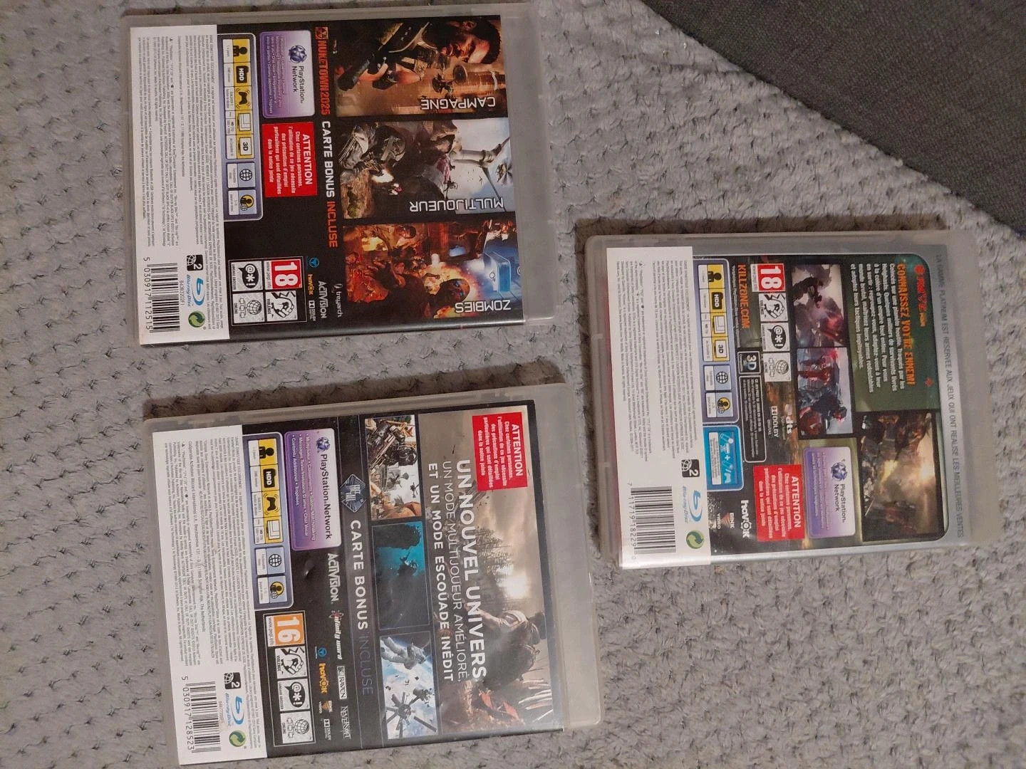 Lot de 3 jeux PS3 – Call of Duty Black Ops II, Ghosts & Killzone 3 2