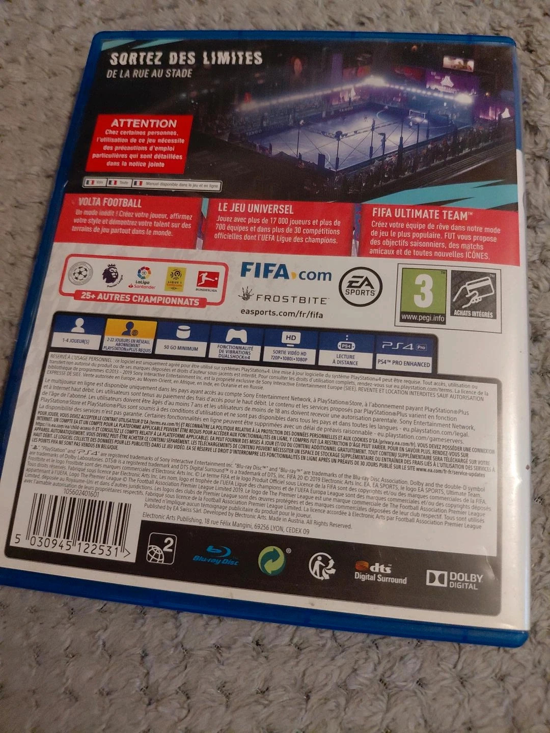 FIFA 20 – Jeu PS4 – EA Sports – Très bon état 2