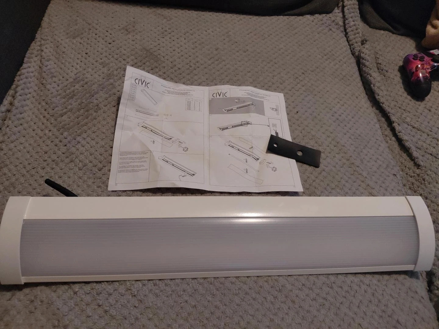 Réglette lumineuse CIVIC F55 – Éclairage mural/plafond – Avec notice – civic 2