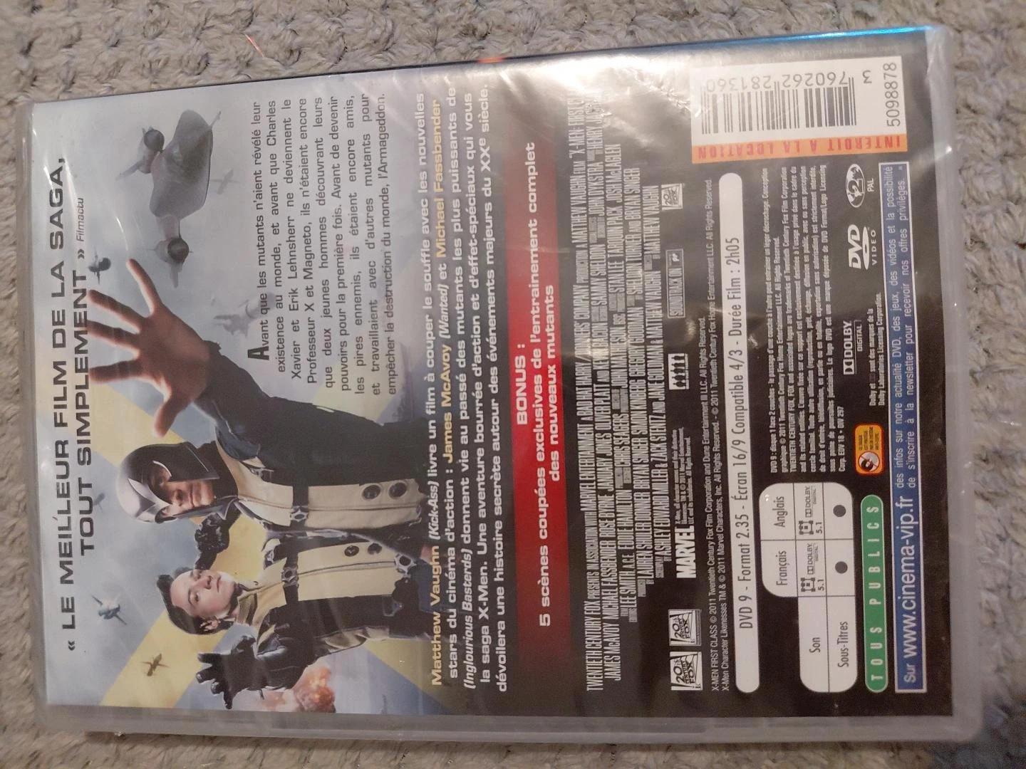 DVD X-Men – Le Commencement – Film 2011 2