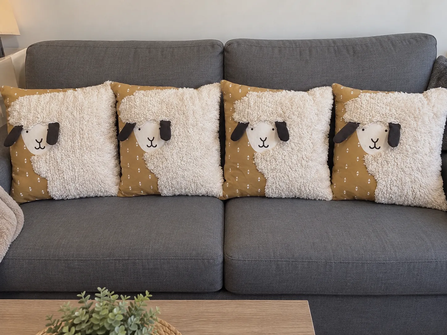 Lot de 4 coussins motif mouton – Atmosphera 2