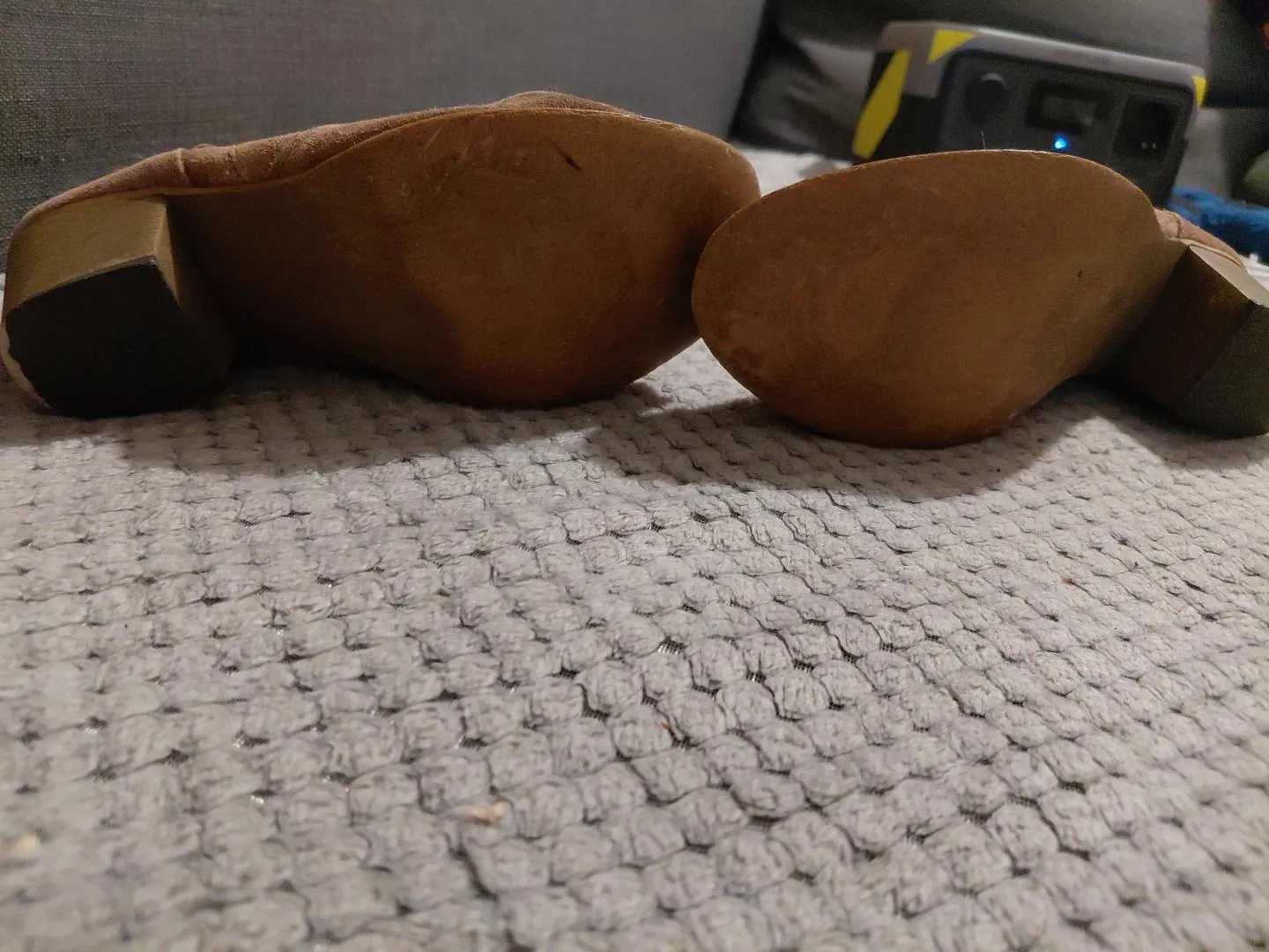 Bottines plissées en suédine marron clair – Bose – taille EU 36 4