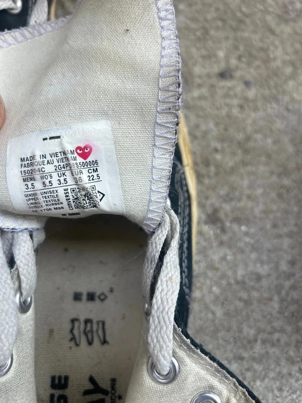 Converses haute x comme des garçons taille 36 – Converse – taille 36 4