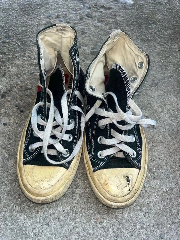 Converses haute x comme des garçons taille 36